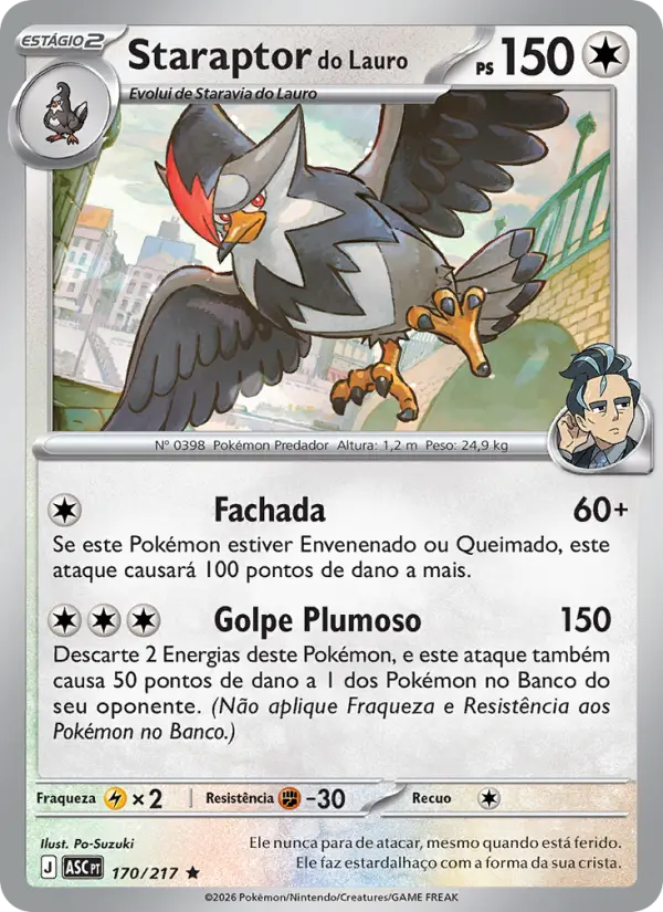 Staraptor do Lauro – Pokémon TCG
