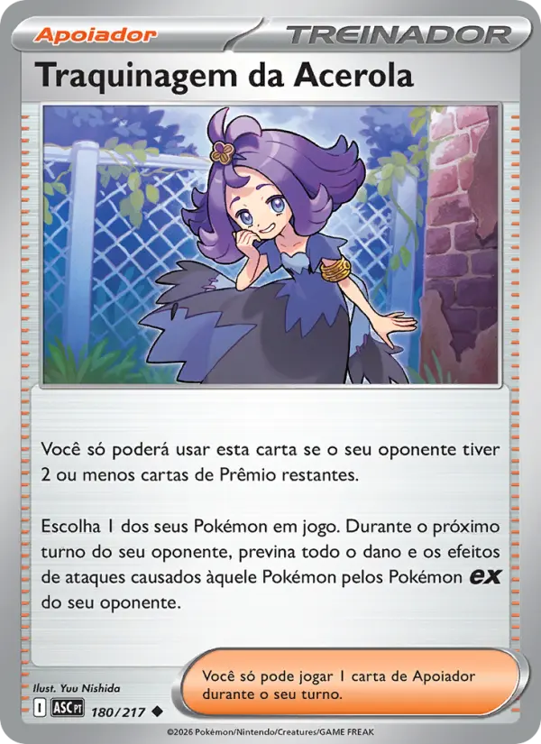 Traquinagem da Acerola – Pokémon TCG