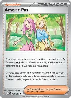 Amor e Paz – Carta Pokémon TCG