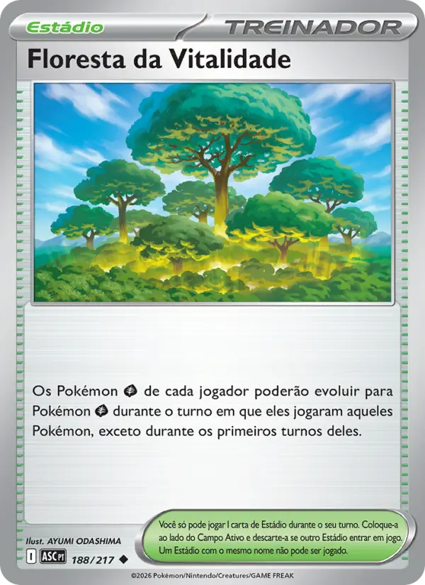 Floresta da Vitalidade – Pokémon TCG