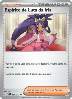 Espírito de Luta da Iris – Carta Pokémon TCG