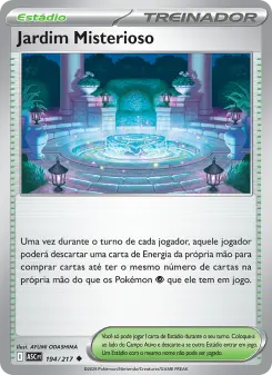 Jardim Misterioso – Carta Pokémon TCG