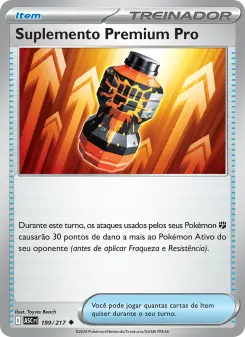 Suplemento Premium Pro – Carta Pokémon TCG