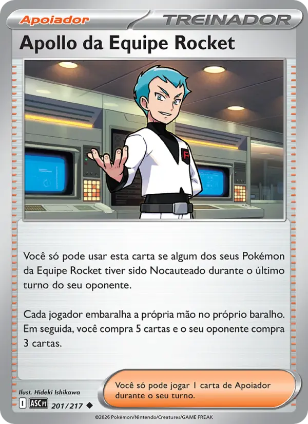 Apollo da Equipe Rocket – Pokémon TCG
