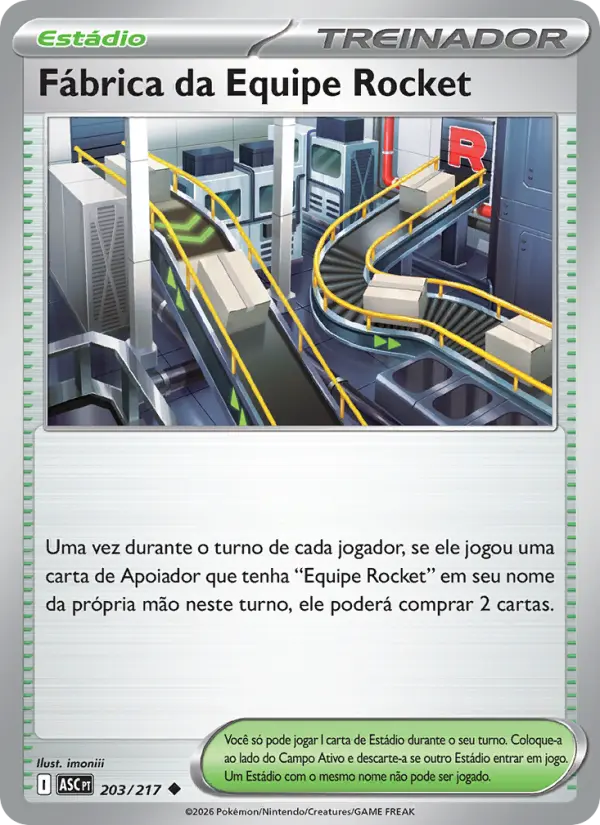 Fábrica da Equipe Rocket – Pokémon TCG