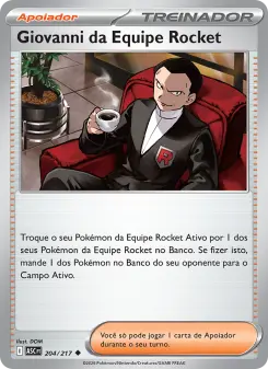 Giovanni da Equipe Rocket – Carta Pokémon TCG