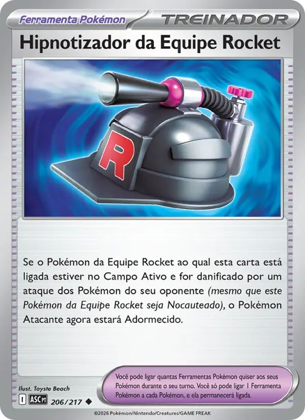 Hipnotizador da Equipe Rocket – Pokémon TCG