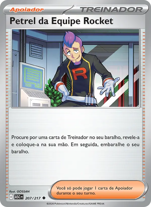 Petrel da Equipe Rocket – Pokémon TCG