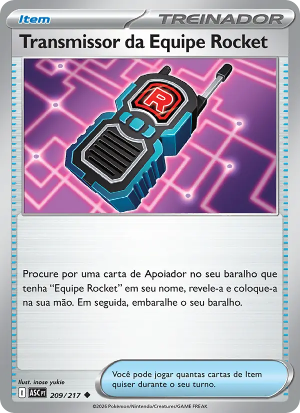Transmissor da Equipe Rocket – Pokémon TCG