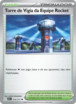 Torre de Vigia da Equipe Rocket – Carta Pokémon TCG