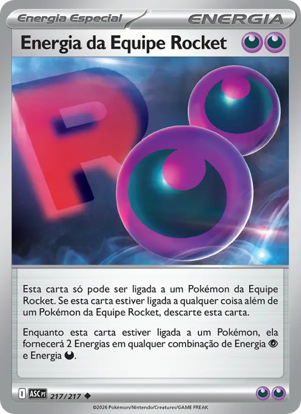 Energia da Equipe Rocket – Pokémon TCG