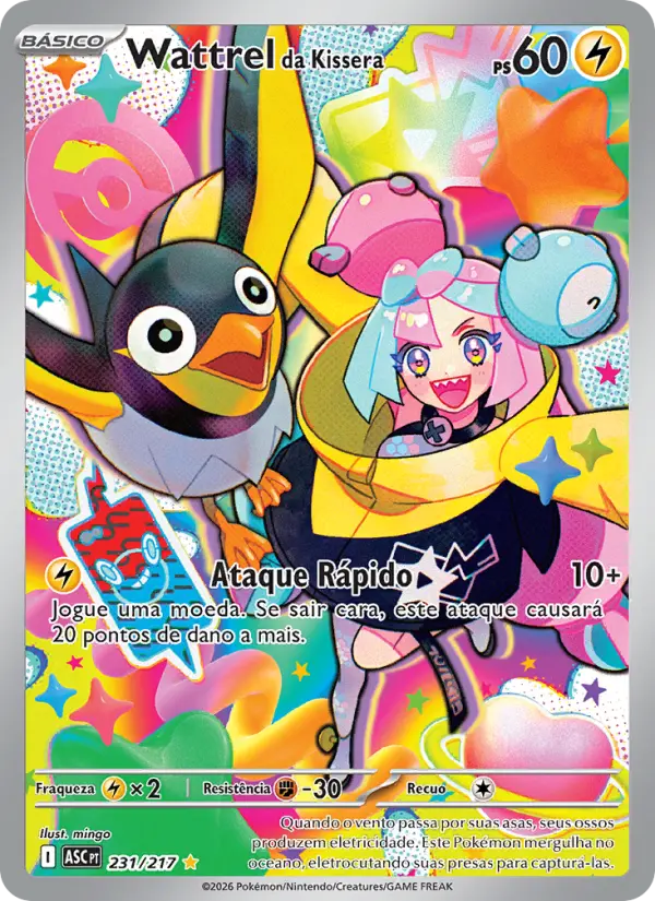 Wattrel da Kissera – Pokémon TCG