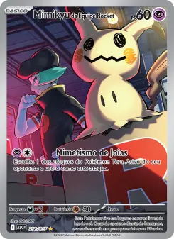 Mimikyu da Equipe Rocket – Carta Pokémon TCG