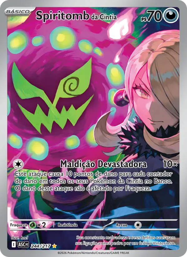 Spiritomb da Cíntia – Pokémon TCG