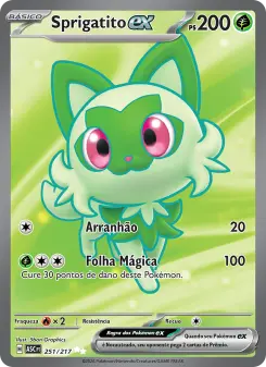 Sprigatito ex – Carta Pokémon TCG