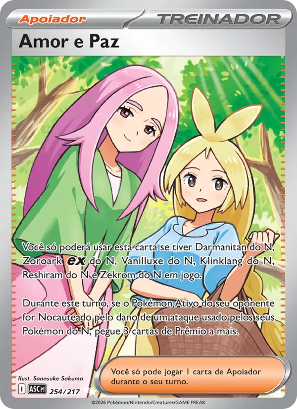 Amor e Paz – Pokémon TCG
