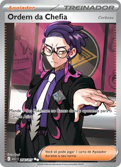 Ordem da Chefia – Carta Pokémon TCG