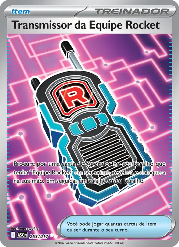 Transmissor da Equipe Rocket – Pokémon TCG