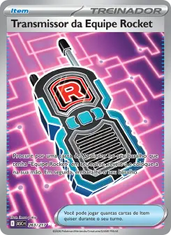 Transmissor da Equipe Rocket – Carta Pokémon TCG