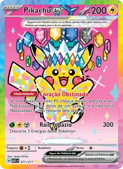 Pikachu ex – Carta Pokémon TCG
