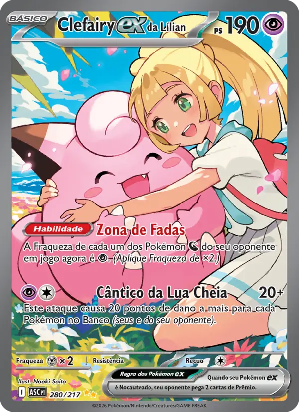 Clefairy ex da Lílian – Pokémon TCG