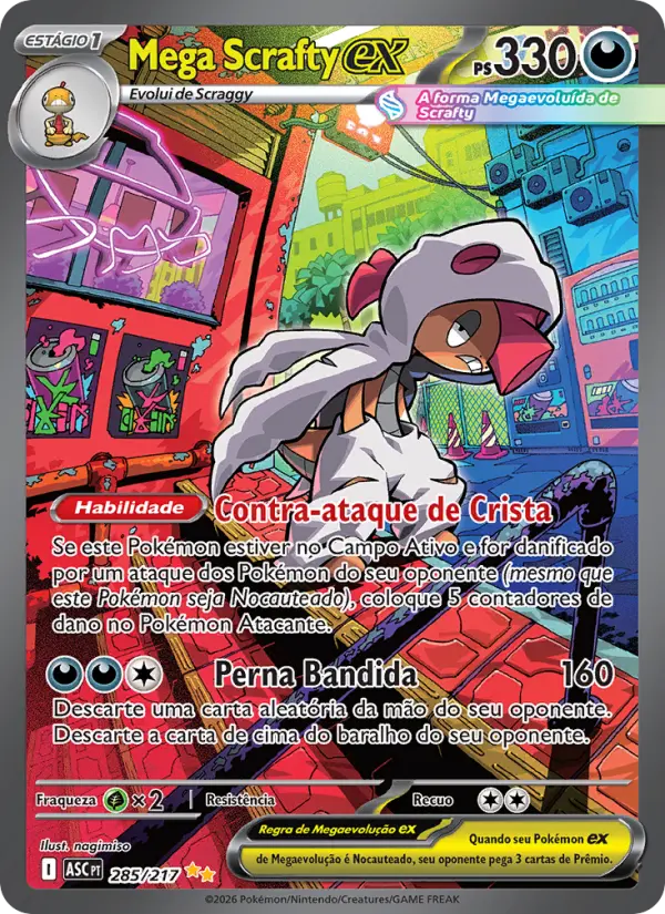 Mega Scrafty ex – Pokémon TCG