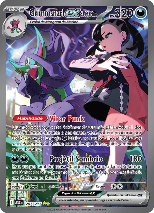 Grimmsnarl ex da Marine – Pokémon TCG