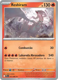 Reshiram – Carta Pokémon TCG