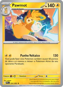 Pawmot – Carta Pokémon TCG