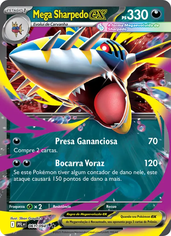 Mega Sharpedo ex – Pokémon TCG