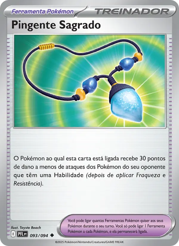 Pingente Sagrado – Pokémon TCG