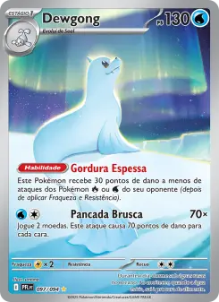 Dewgong – Carta Pokémon TCG