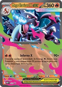 Mega Charizard X ex – Carta Pokémon TCG