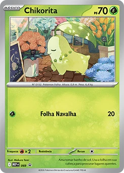 Chikorita – Carta Pokémon TCG