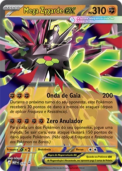 Mega Zygarde ex – Carta Pokémon TCG