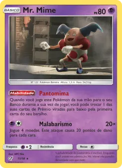 Mr. Mime – Carta Pokémon TCG