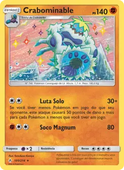 Crabominable – Carta Pokémon TCG