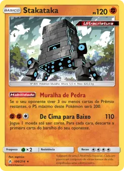 Stakataka – Carta Pokémon TCG