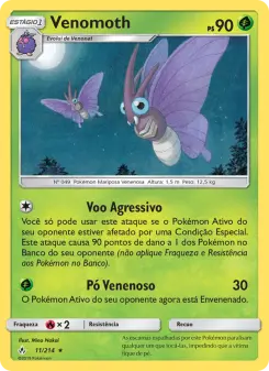 Venomoth – Carta Pokémon TCG