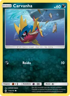 Carvanha – Carta Pokémon TCG