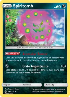 Spiritomb – Carta Pokémon TCG