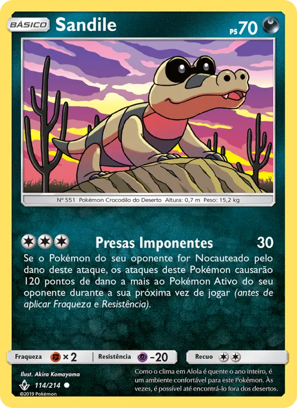 Sandile – Pokémon TCG