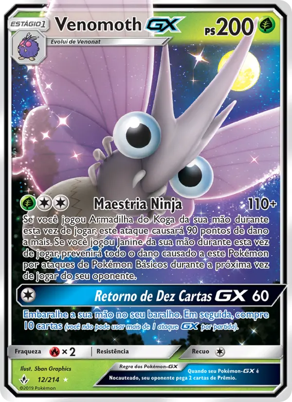 Venomoth GX – Pokémon TCG