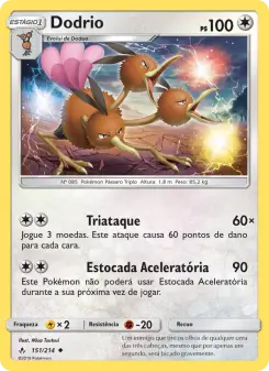 Dodrio – Carta Pokémon TCG