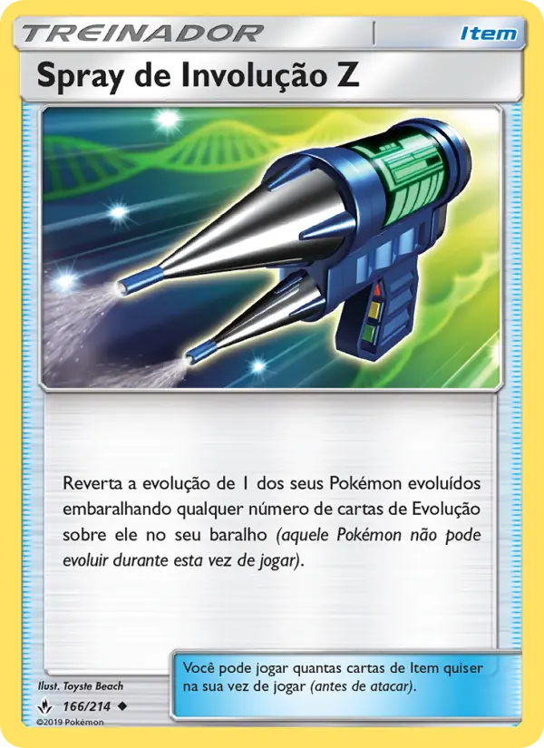 Spray de Involução Z – Pokémon TCG