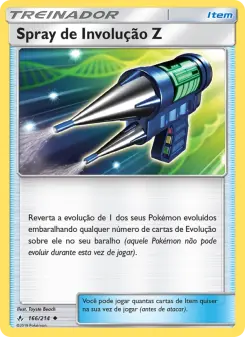 Spray de Involução Z – Carta Pokémon TCG