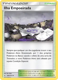 Ilha Empoeirada – Carta Pokémon TCG