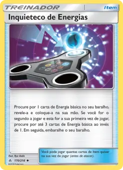 Inquieteco de Energias – Carta Pokémon TCG