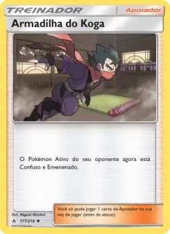Armadilha do Koga – Carta Pokémon TCG