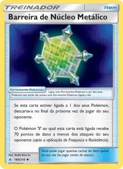 Barreira de Núcleo Metálico – Carta Pokémon TCG